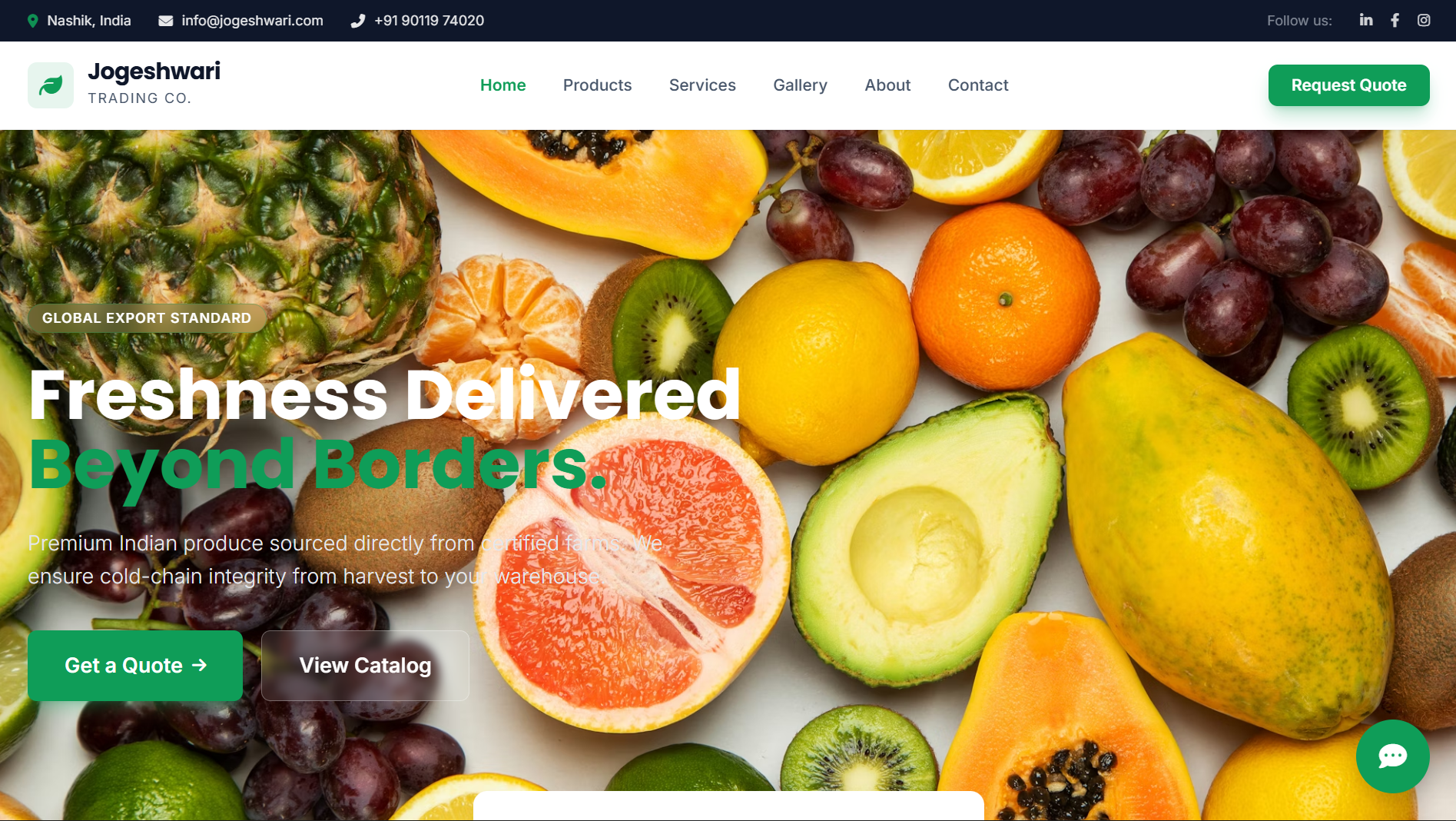 Jogeshwari Fruits Export